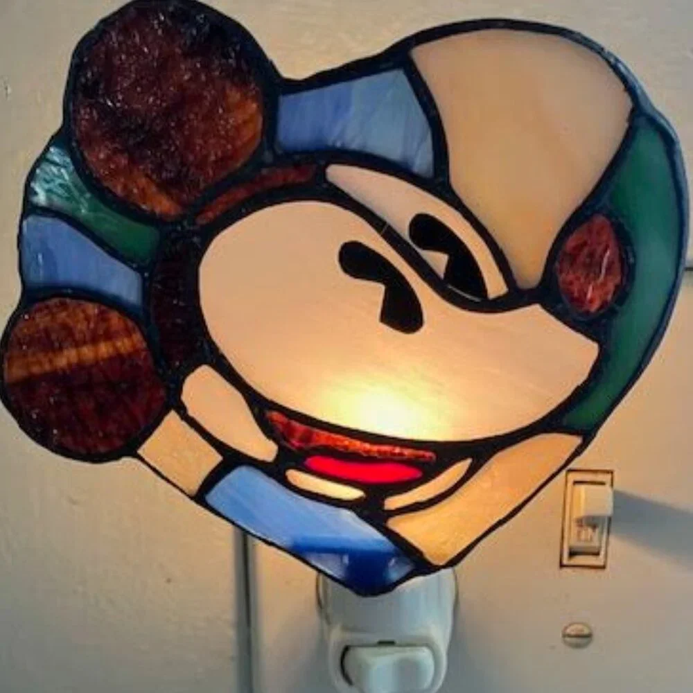 Stain class Mickey night light